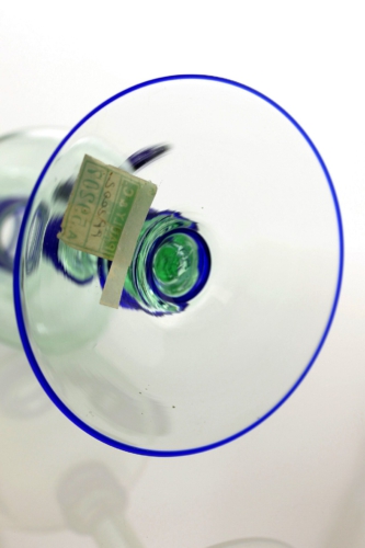 Umberto Bellotto, 1927 "Trasparente" Murano Glass Vase Collection Pauly & C., Venice