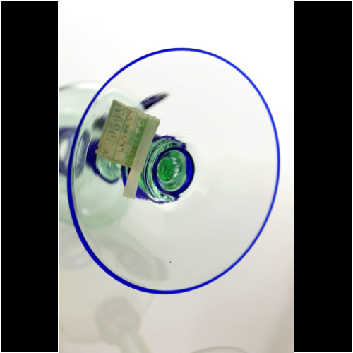 Umberto Bellotto, 1927 "Trasparente" Murano Glass Vase Collection Pauly & C., Venice