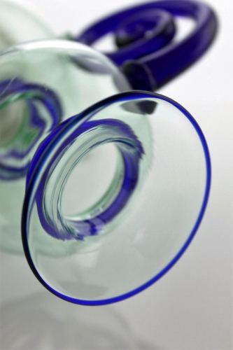 Umberto Bellotto, 1927 "Trasparente" Murano Glass Vase Collection Pauly & C., Venice