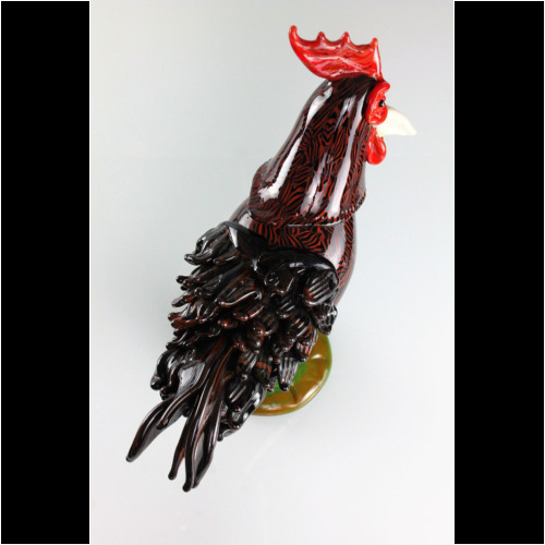 Vittorio Ferro & Toni Zuccheri 1992 a Murrine Glass Rooster ”Galletto” de Majo Italy 1992