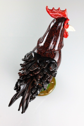 Vittorio Ferro & Toni Zuccheri 1992 a Murrine Glass Rooster ”Galletto” de Majo Italy 1992