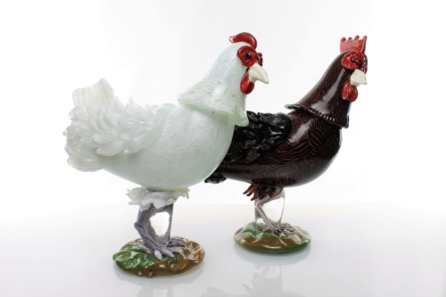 Vittorio Ferro & Toni Zuccheri 1992 a Murrine Glass Rooster ”Galletto” de Majo Italy 1992