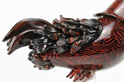 Vittorio Ferro & Toni Zuccheri 1992 a Murrine Glass Rooster ”Galletto” de Majo Italy 1992