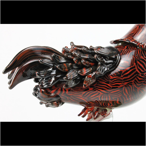 Vittorio Ferro & Toni Zuccheri 1992 a Murrine Glass Rooster ”Galletto” de Majo Italy 1992