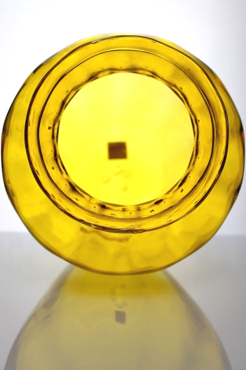 Napoleone Martinuzzi a "Giallo soffiato" Vase by V.S.M. Cappellin Venini & C., Italy 1925