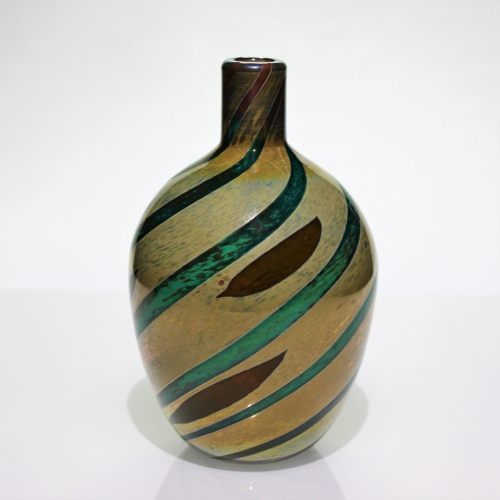 <em><b> Gino Cenedese & C.</b><br />Vase “a Reazione Policroma”<br />Italy 1980</em> cenedese murano glass vase reazioni polycroma a canne