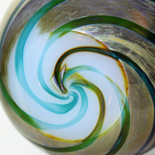 cenedese murano glass vase reazioni polycroma a canne