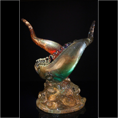 archimede seguso murano glass fish sculpture 1950