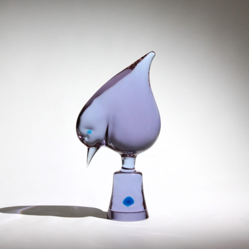 <em><b>Antonio Da Ros</b><br />Sparrow <br /> Italy 1965</em> antonio da ros bird sculpture cenedese murano glass
