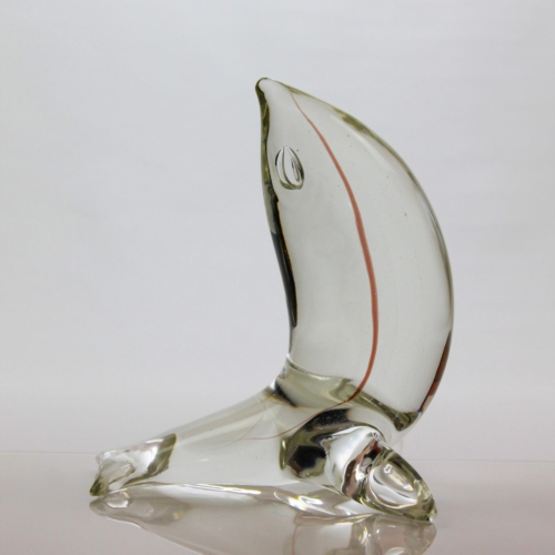 <em><b>Antonio Da Ros</b><br />See Leon<br /> Italy 1965</em> antonio da ros cenedese murano galss sculpture sea lion 1965