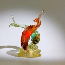 archimede seguso murano glass fish sculpture 1950