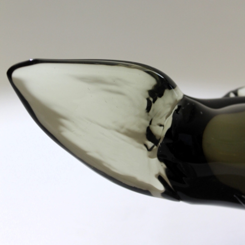 archimede seguso murano glass tall fisch sculpture 1965