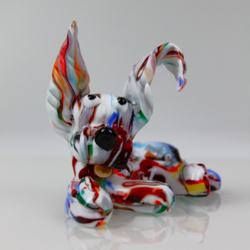 <em><b>Ercole Barovier</b><br />Spinone Italiano Dog<br />Italy 1933</em> barovier seguso ferro murano glass spinone italiano dog 1933