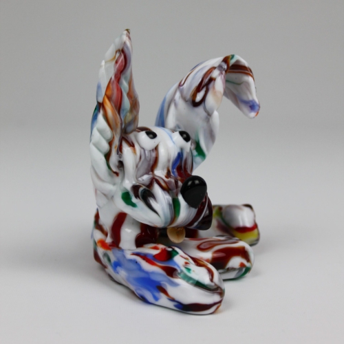<em><b>Ercole Barovier</b><br />Spinone Italiano Dog<br />Italy 1933</em> barovier seguso ferro murano glass spinone italiano dog 1933