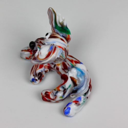 barovier seguso ferro murano glass spione italiano dog 1933