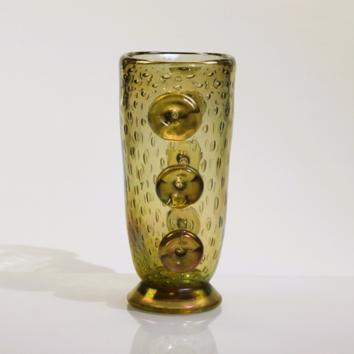 ercole barovier murano glass vase 1935