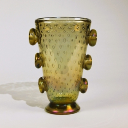 ercole barovier murano glass vase 1935