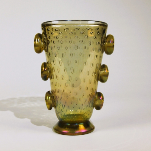 ercole barovier murano glass vase 1935