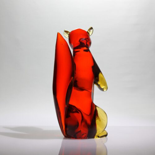 flavio poli and archimede seguso murano galss sculpture squirrel 1950