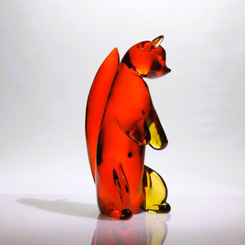 flavio poli and archimede seguso murano galss sculpture squirrel 1950