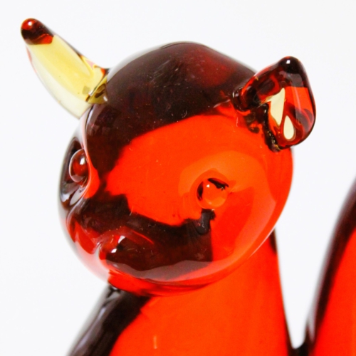 flavio poli and archimede seguso murano galss sculpture squirrel 1950