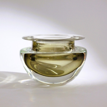 <em><b>Flavio Poli</b><br />Bowl<br />Italy 1950</em> flavio poli murano glass bowl seguso vetri d arte 1950