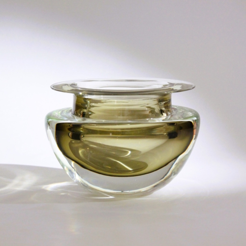 <em><b>Flavio Poli</b><br />Bowl<br />Italy 1950</em> flavio poli murano glass bowl seguso vetri d arte 1950