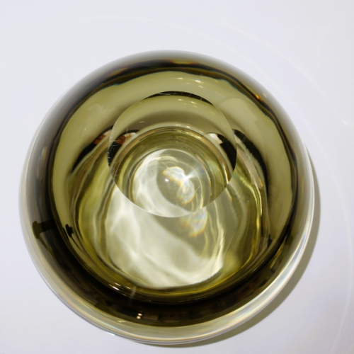 flavio poli murano glass bowl seguso vetri d arte 1950