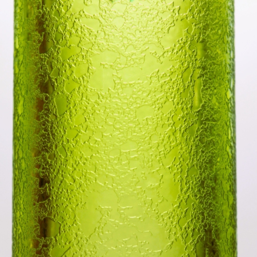flavio poli murano glass vase corroso green by seguso vetri d arte 1955