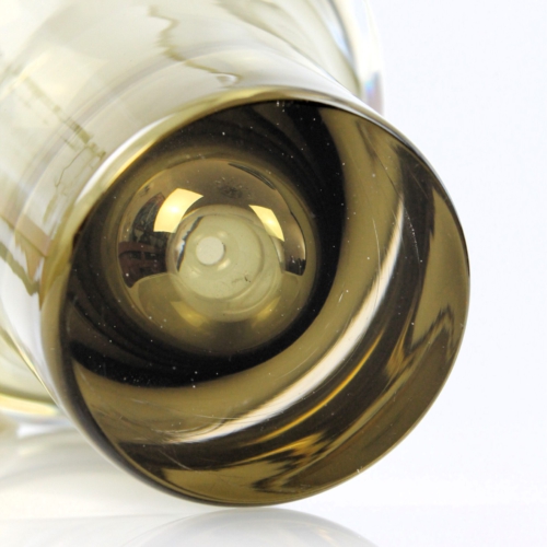 flavio poli seguso vetri d arte murano glass vase rose brown