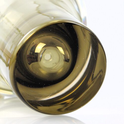 flavio poli seguso vetri d arte murano glass vase rose brown