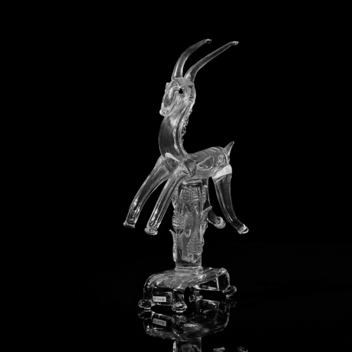 <em><b>Guido Balsamo Stella</b><br>Gazella<br>Italy 1930</em> guido balsamo stella gazella murano glass sculpture ferro toso 1930
