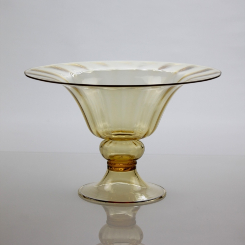 <em><b>Napoleone Martinuzzi</b><br />Soffiato Vase<br />Italy 1925</em> napoleone martinuzzi murano glass bowl cappellin venini 1925