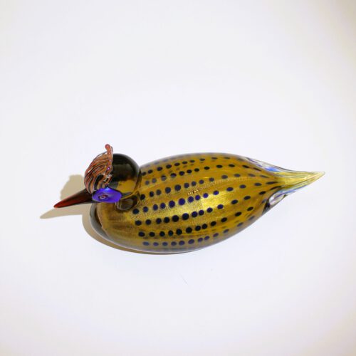 romano dona for gino cenedese murano glass duck 2002