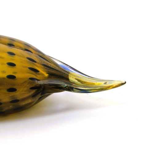 romano dona for gino cenedese murano glass duck 2002