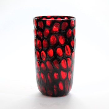 vittorio ferro murano glass murrine vase for fratelli toso