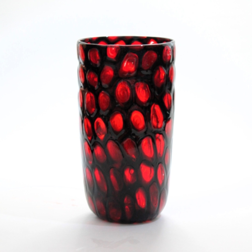 vittorio ferro murano glass murrine vase for fratelli toso