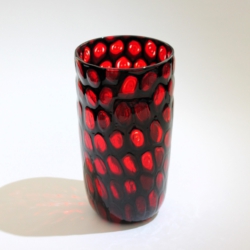 vittorio ferro murano glass murrine vase for fratelli toso