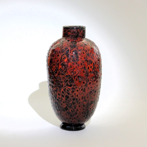 Vittorio Ferro an Agate Murrine Vase Ermanno Toso Italy 1995