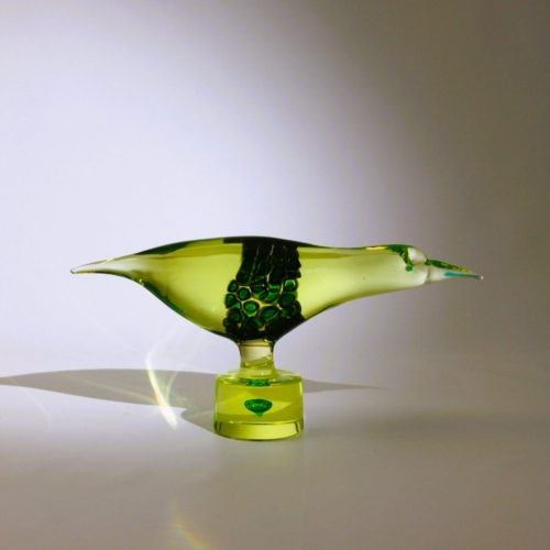 <em><b>Antonio Da Ros</b><br />Seabird "Gull"<br /> Italy 1960</em> antonio da ros murano glass sculpture seabird cenedese 1965