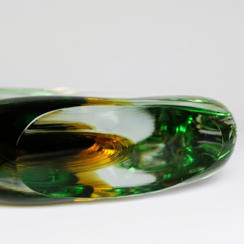 antonio da ros murano glass vase momento sasso for cenedese 1960