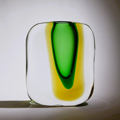 <em><b>Antonio Da Ros</b><br />Vase "Momento Sasso" <br /> Italy 1960</em> antonio da ros murano glass vase momento sasso for cenedese 1960