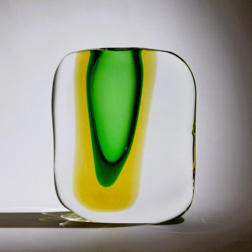 <em><b>Antonio Da Ros</b><br />Vase "Momento Sasso" <br /> Italy 1960</em> antonio da ros murano glass vase momento sasso for cenedese 1960