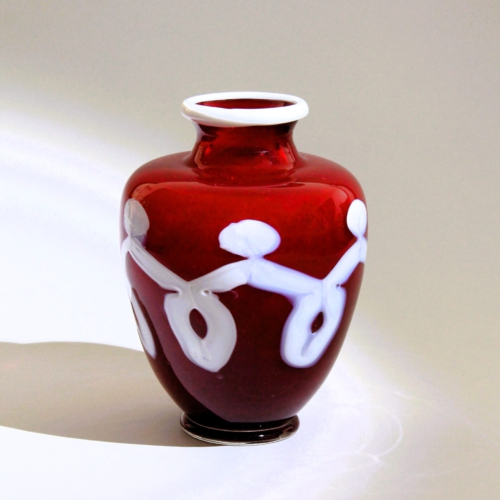 <em><b>Anzolo Fuga</b><br />Vase<br />Italy 1958</em> anzolo fuga murano glass vase for arte vetreria muranese avem 1958