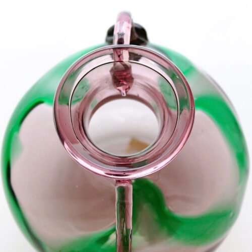 cappellin venini murano glass vase a bordure 1921