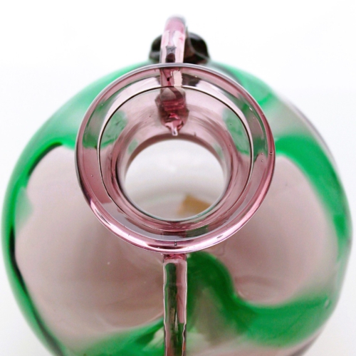 cappellin venini murano glass vase a bordure 1921