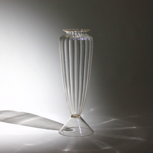 <em><b>Cappellin Venini & C.</b><br />Soffiato Vase<br />Italy 1922</em> cappellin venini murano glass vase art deco 1922