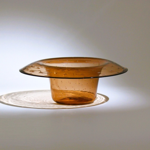 <em><b>Vittorio Zecchin</b><br />Soffiato Bowl "A bolle"<br />Italy 1920</em> compagnia di venezia e murano glass bowl pauly e c 1920