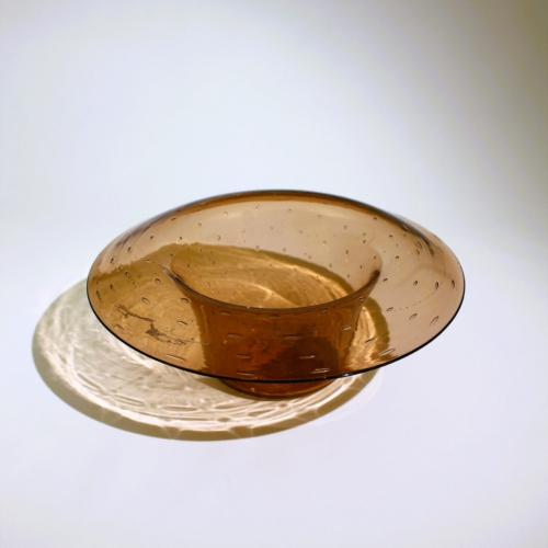 <em><b>Vittorio Zecchin</b><br />Soffiato Bowl "A bolle"<br />Italy 1920</em> compagnia di venezia e murano glass bowl pauly e c 1920
