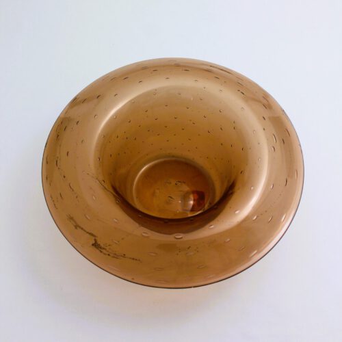 <em><b>Vittorio Zecchin</b><br />Soffiato Bowl "A bolle"<br />Italy 1920</em> compagnia di venezia e murano glass bowl pauly e c 1920